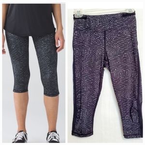 Lululemon Real Quick Crop Samba Snake